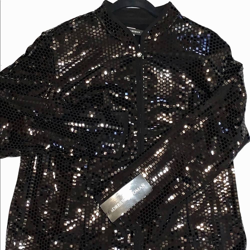 NWT Addressing Woman Sequence Jacket Size 2x